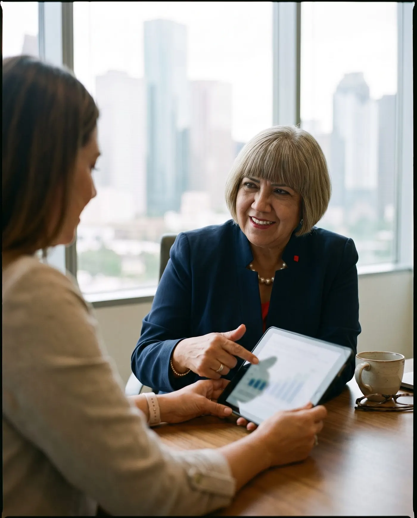 Core Finance Group CFO advising a business owner one-on-one